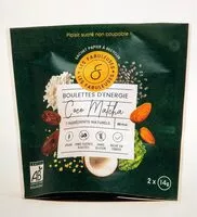 Mängden socker i Boulettes d'énergie Coco Matcha BIO
