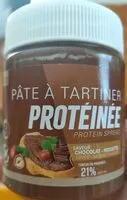 Mängden socker i Pâte à tartiner protéinée