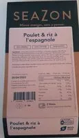 Mängden socker i Poulet et riz à l'espagnole