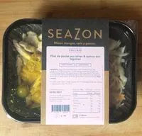 Mängden socker i Filet de poulet aux olives et quinoa aux legumes