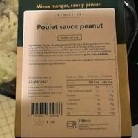 Mängden socker i Poulet sauce peanut