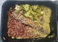 Mängden socker i Saumon, riz rouge bio & crème de brocoli