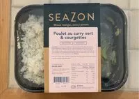 Mängden socker i Poulet au curry vert & courgettes