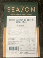 Mängden socker i Saumon au lait de coco et gingembre