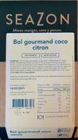 Mängden socker i Bol gourmand coco citron