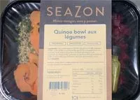 Mängden socker i Quinoa bowl aux legumes