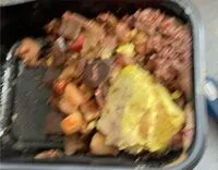 Mängden socker i Poulet mariné, aubergines & riz rouge bio