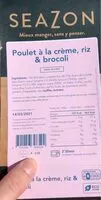 Mängden socker i Poulet à la crème, riz & brocoli