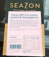 Mängden socker i Penne IGP a la creme, poulet & champignons