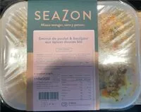 Mängden socker i Émincé de poulet & boulgour aux épices douces bio