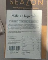Mängden socker i Mafé de legumes