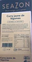 Mängden socker i Curry jaune de légumes