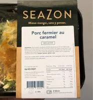 Mängden socker i Porc fermier au caramel