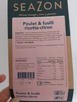Mängden socker i Poulet fusilli ricocha citron