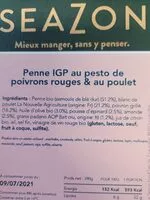 Mängden socker i Penne IGP au pesto de poivrons rouges & au poulet