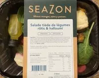 Mängden socker i Salade tiede de legumes rôtis et halloumi