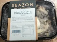 Mängden socker i Melange cereales aux artichauts et oeuf pochr