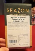 Mängden socker i Linguine igp creme saumon et epinard bio