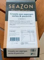 Mängden socker i Crozets aux asperges vertes & pecorino