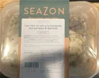 Mängden socker i Lieu noir, riz noir à la moutarde, aux poireaux & épinards