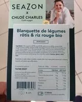 Mängden socker i Blanquette de légumes rôtis & riz rouge bio