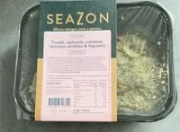 Mängden socker i Poulet, épinards crémeux, tomates séchées et légumes