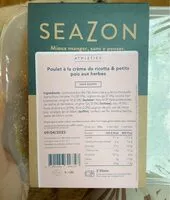 Mängden socker i Poulet a la creme de ricotta et petits pois