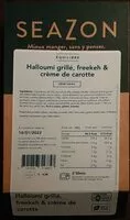 Mängden socker i Halloumi grillé freekeh et crème de carotte