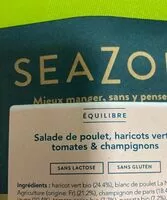 Mängden socker i Salade de poulet haricots verts tomates et champignons