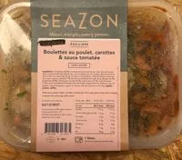 Mängden socker i Boulettes poulet carottes sauce tomatée