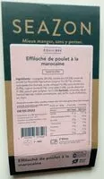 Mängden socker i Effiloché de poulet à la marocaine
