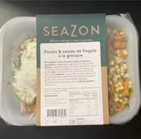 Mängden socker i Poulet & salade de fregola à la grecque