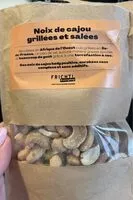 Mängden socker i Noix de cajou grillées et salées