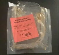 Mängden socker i Pastrami de boeuf charolais