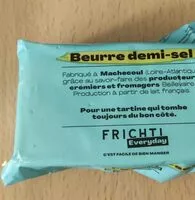 Mängden socker i Beurre demi-sel