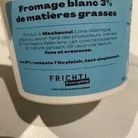 Mängden socker i Fromage boanc 3% de matières grasses