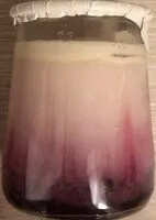 Mängden socker i Yaourt sur lit de myrtilles