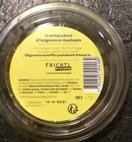 Mängden socker i Compotée d’oignon maison