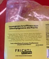 Mängden socker i Lasagnes truffées aux champignons de Paris