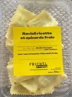 Mängden socker i Ravioli ricotta et epinards frais