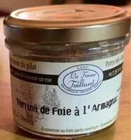 Mängden socker i Terrine de foie a l’armagnac