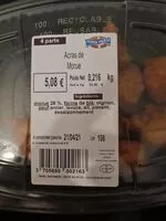 Mängden socker i Acras de Morue