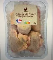 Mängden socker i Cuisses de poulet blanc avec portion de dos