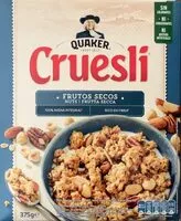 Mängden socker i Cruesli frutos secos
