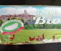 Mängden socker i Oeufs bio français élevé en plein air