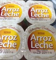 Mängden socker i Arroz con leche