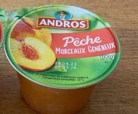 Mängden socker i Compote Pêches morceaux