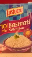 Mängden socker i Riz Basmati 10min