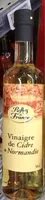 Mängden socker i Vinaigre de Cidre de Normandie