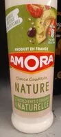 Mängden socker i Amora sauce crudité nature